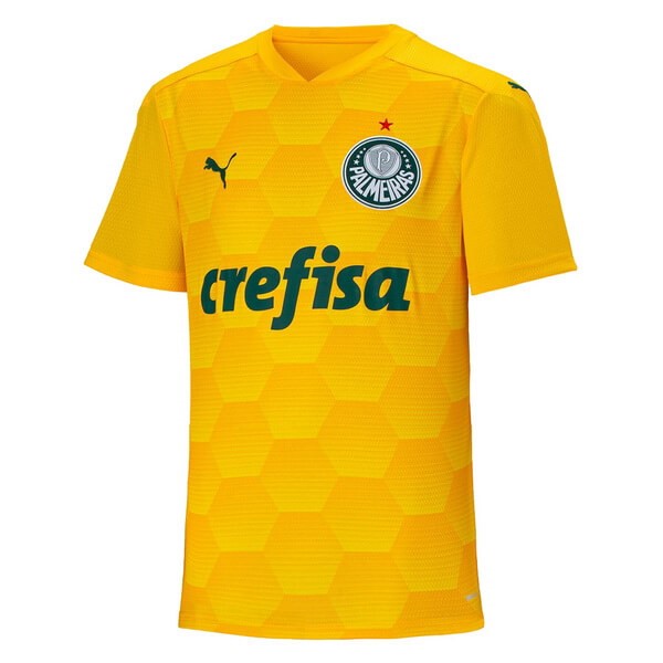 Tailandia Camiseta Palmeiras 1ª Kit Portero 2020 2021 Amarillo